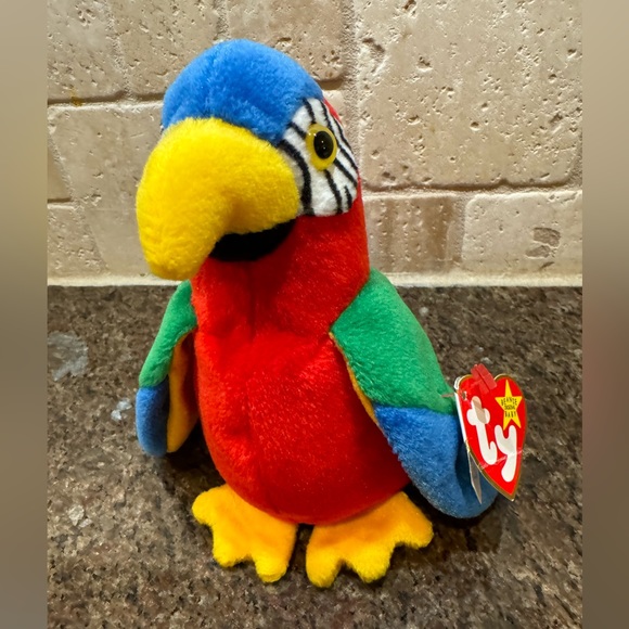 Ty Beanie Baby Jabber The Parrot 🦜 DOB October 10, 1997 - Picture 4 of 6
